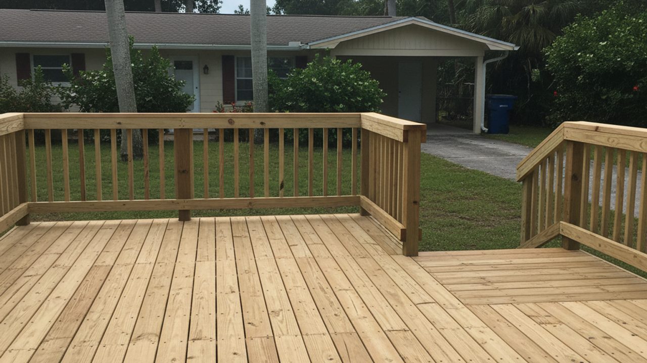 Screened Deck Enclosures completed by Omega Deck Solutions in Dunedin, FL