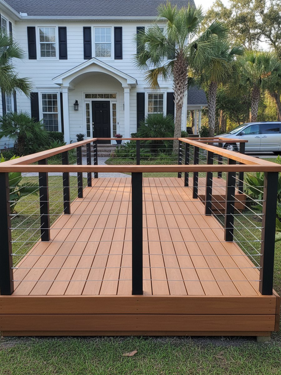 Composite Decking Installation completed by Omega Deck Solutions in St. Petersburg, FL