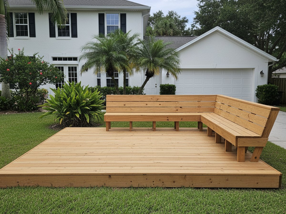 Screened Deck Enclosures completed by Omega Deck Solutions in Land O' Lakes, FL